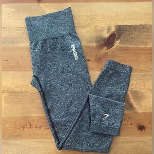 Gymshark Adapt Marl Seamless Legging, Heathered Black, M